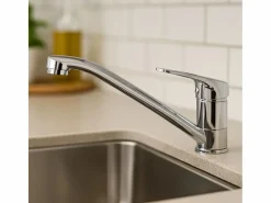 Essebagno Mezclador de fregadero cromado Betaring Plateado Discount