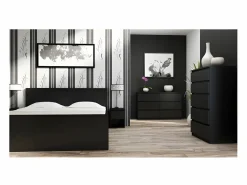 MILAN - Cómoda grande de 6 cajones - 30x120x77 - estilo escandinavo - mueble de almacenamiento^TOPESHOP Clearance