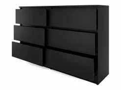 MILAN - Cómoda grande de 6 cajones - 30x120x77 - estilo escandinavo - mueble de almacenamiento^TOPESHOP Clearance