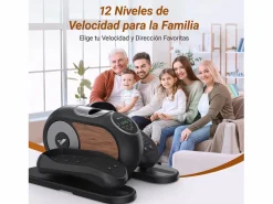 Mini Bicicleta Elíptica Eléctrica , 12 Niveles, Pantalla Táctil LCD, Control Remoto, Bandas de Resistencia, Base Antideslizante^MERACH Sale