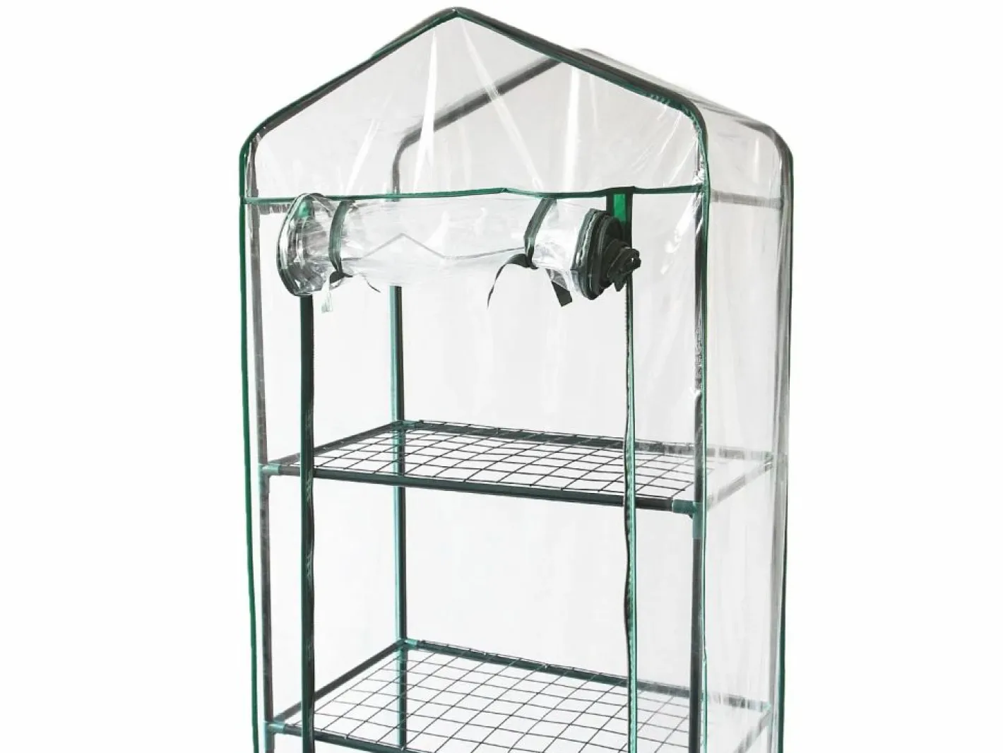 Mini Invernadero de 4 niveles PVC Transparente Cubierta Impermeable Estantes Pequeños Casa de Cultivo de Plantas Jardín al Aire Libre Marco de Acero | Pala Gratis^Monstershop Best