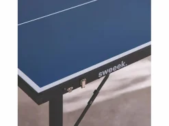 Sweeek Ping Pong|Mini mesa de ping pong interior plegable con 2 raquetas y 3 pelotas,