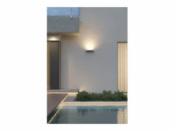 Mini Pla Nera - Aplique de pared LED de 20 W con interruptor CCT, 2700 K/3200 K/4000 K, aluminio, luz de pared ascendente - Beneito & Faure Negro New