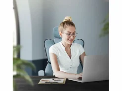 Silla de oficina ergonómica, , regulable en altura con respaldo alto^ML-DESIGN