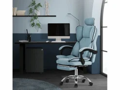 Silla de oficina ergonómica, , regulable en altura con respaldo alto^ML-DESIGN
