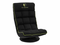 Sofá gaming ergonómico, negro-, sillón gamer de ordenador, videojuegos asiento gamer de suelo giratorio 360° y ajustable^ML-DESIGN Sale