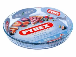 Pyrex Molde de tarta para horno Classic redondo vidrio Ø25x4 cm Transparente Clearance