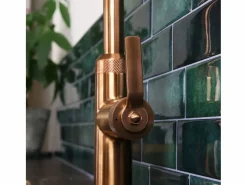 Essebagno Grifo De Cocina|Molette Mezclador de fregadero cobre cepillado