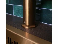 Essebagno Grifo De Cocina|Molette Mezclador de fregadero cobre cepillado