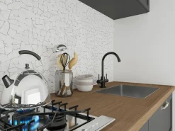 Vente-unique Baldosa|Mosaico POESY suelo pared mármol 1m² piedra natural