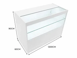 Mostrador Comercial con Luz LED C1200 120x60x90cm –^Monstershop Sale