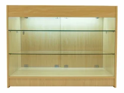 Mostrador Comercial con Luz LED K1200 120x60x90cm – en color Arce^Monstershop Outlet