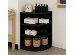 Monstershop Mostrador Comercial Esquinero Curvo LM60 60x60x90cm – Negro Online
