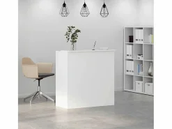 Mostrador de recepción 100x50x103,5 cm madera ingeniería^Clicnbuy Best