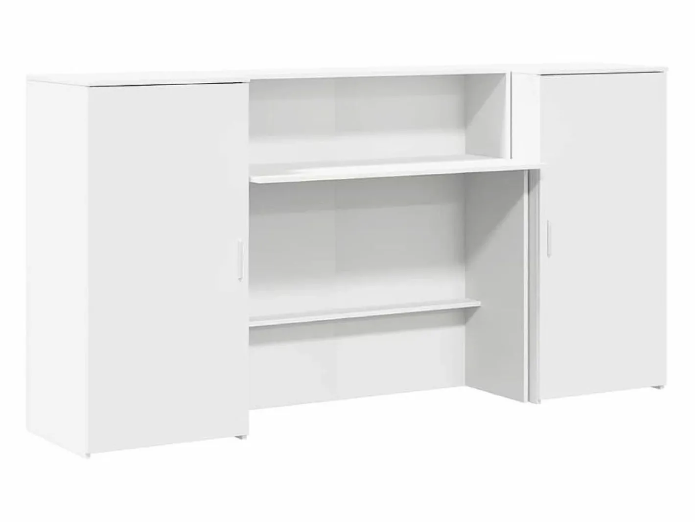 Clicnbuy Escritorio Tradicional|Mostrador de recepción 200x50x103,5 cm madera ingeniería