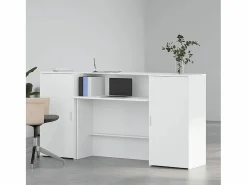 Clicnbuy Escritorio Tradicional|Mostrador de recepción 200x50x103,5 cm madera ingeniería