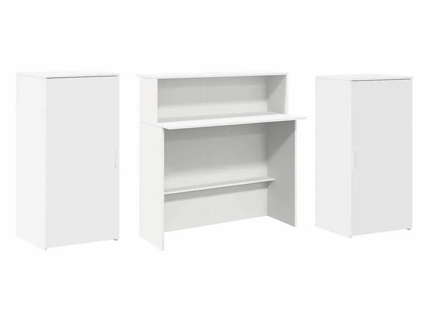 Clicnbuy Escritorio Tradicional|Mostrador de recepción 200x50x103,5 cm madera ingeniería