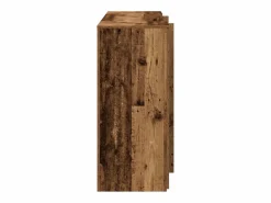Mostrador de recepción madera vieja 200x50x103,5cm madera de ingeniería^