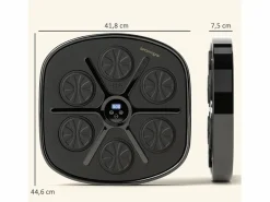 Máquina de Boxeo con Música, Bluetooth, LED, Montaje en Pared, para Adultos, Negra (41,8 x 44,6 x 7,5 cm) Negro Discount