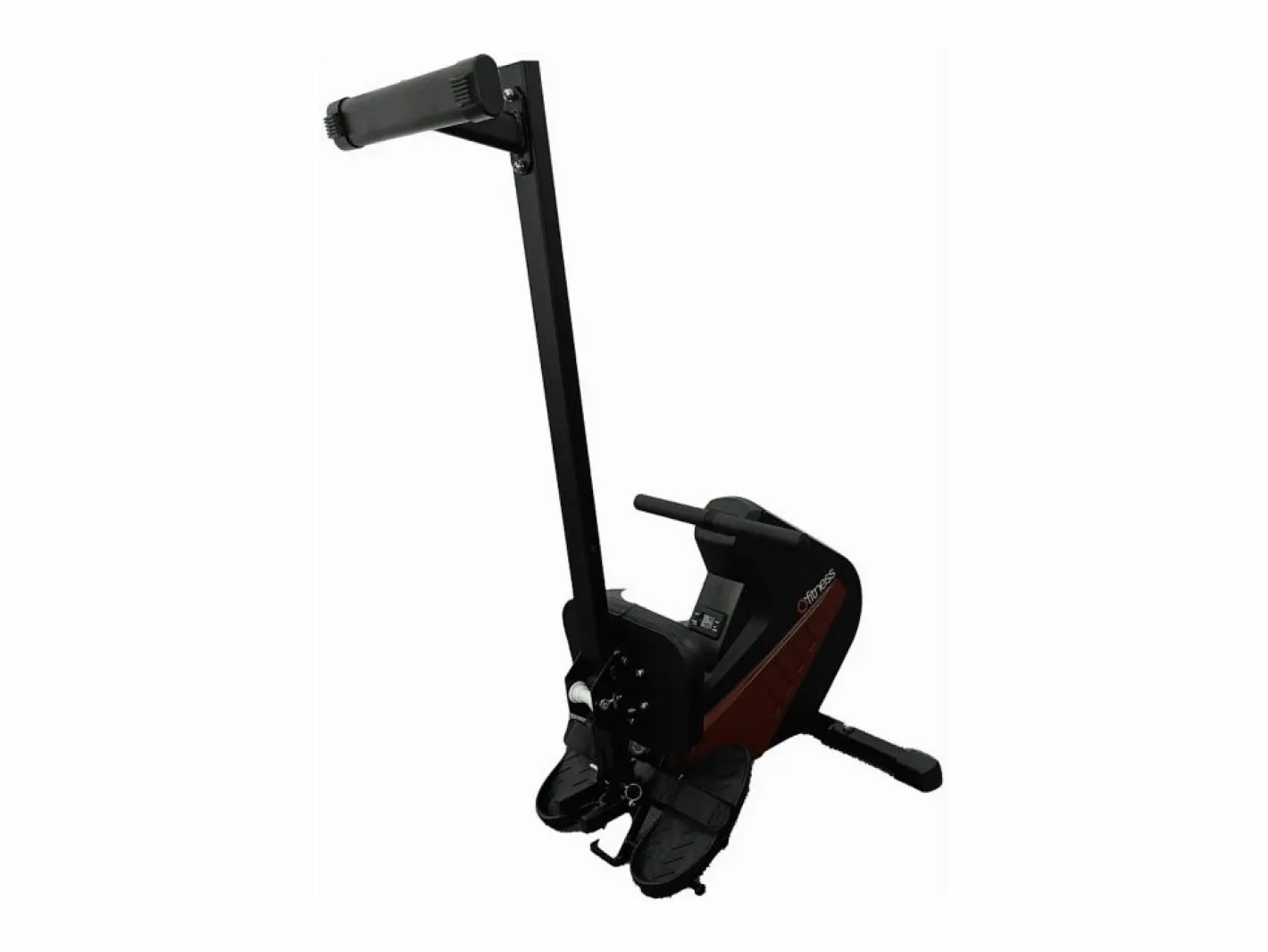 Máquina de ejercicios de remo con tiro central - O'Fitness - Contador de 5 funciones - Rueda magnética: 5 Kg Negro Sale