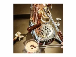 Smeg Máquina de espresso La Pavoni Esperto Edotto 1,6L Cromo Cobre Oro - 950W, Diseño Multicolor Bronce Best