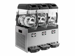 Máquina de Granizado Comercial SucceBuy 12 Lx3, Máquina de Bebidas Frías con Triple Depósito, Acero Inoxidable para la Casa, la Fiesta, el Café^ Clearance