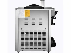 Máquina de Helado Blando SucceBuy, 22-30 L/H, 2200 W, Máquina de Helado Italiano Comercial Tolva 2x6 L Plateado Sale