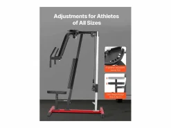 Máquina de prensa de pecho ajustable SucceBuy, capacidad de 204 kg, equipo para entrenamiento de pecho, espalda, deltoides posteriores y hombros, gimnasio en casa^ Discount