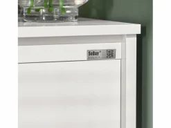 Sobuy Estantería Sobre Inodoro|Mueble Auxiliar para baño Armario de baño Organizador con 2 estantes y 2 Puertas BZR13-W ES