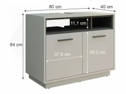Mueble bajo lavabo 80x40x64 beatrice^Vicco Hot