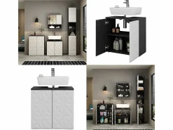 Vicco Mueble De Lavabo|Mueble bajo lavabo 60x30x57 edge