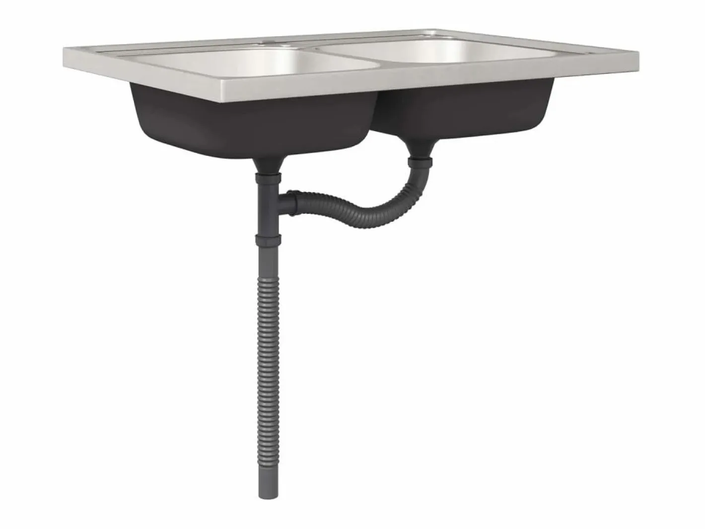 vidaxl Estantería Sobre Inodoro|Mueble Bajo para Fregadero con puerta Porto 2 pcs Marrón