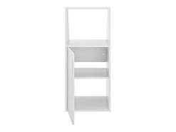 Vente-unique Mueble bajo para techo abuhardillado con 1 puerta y 1 estante - ADEZIO Blanco Hot