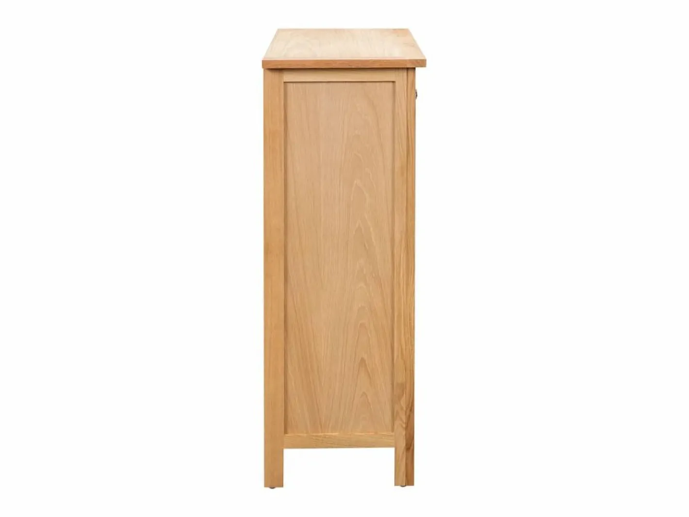 Mueble botellero de madera maciza de roble 72x32x90 cm ES447309 Marru00f3n