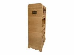 Mueble botellero, porta botellas, cofre de madera - L.43 x Alt. .100 cm - Natural - CAVINA^OZAIA Hot