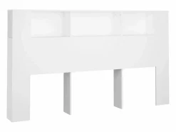 vidaxl Mueble cabecero 180x18,5x104,5 cm Blanco Best