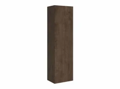 Les Tendances Cama Abatible|Mueble cama 140x190 cm con sofá y columna contenedor de madera de nogal Kanto-Color Microfibra 38