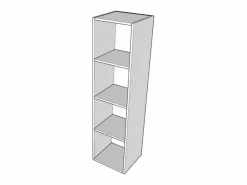 Les Tendances Cama Abatible|Mueble cama 140x190 cm con sofá y columna contenedor de madera de nogal Kanto-Color Microfibra 38