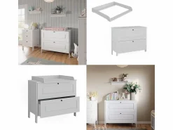 Vicco Mueble cambiador 108x70x98 ajaton Blanco