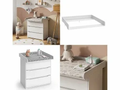 Vicco Mueble De Bebé|Mueble cambiador 80x76x10 wicko