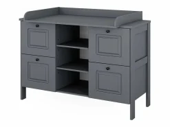 Vicco Mueble cambiador 133x70x98.4 ajaton Gris New