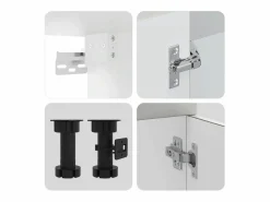 vidaxl Cocina Completa|Mueble cocina Kalmar hormigón 11 pzas madera contrachapada