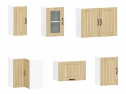 vidaxl Cocina Completa|Mueble cocina Kalmar roble sonoma 11 pzas madera contrachapada