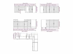 vidaxl Cocina Completa|Mueble cocina Kalmar roble sonoma 11 pzas madera contrachapada