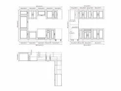 vidaxl Mueble cocina Porto roble marrón 14 pzas madera contrachapada Color natural claro Hot