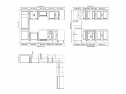 vidaxl Mueble cocina Porto roble ahumado 14 pzas madera contrachapada Color natural claro Discount