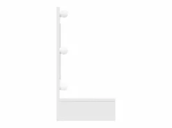 vidaxl Mueble con espejo y luces LED 90x31,5x62 cm Blanco Online