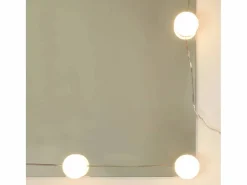 vidaxl Mueble con espejo y luces LED 90x31,5x62 cm Blanco Online
