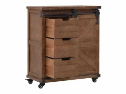 Mueble de almacenaje madera maciza abeto marrón 64x33,5x75 cm^vidaxl Sale