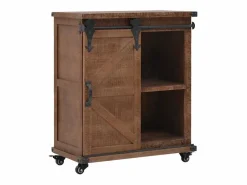 Mueble de almacenaje madera maciza abeto marrón 64x33,5x75 cm^vidaxl Sale